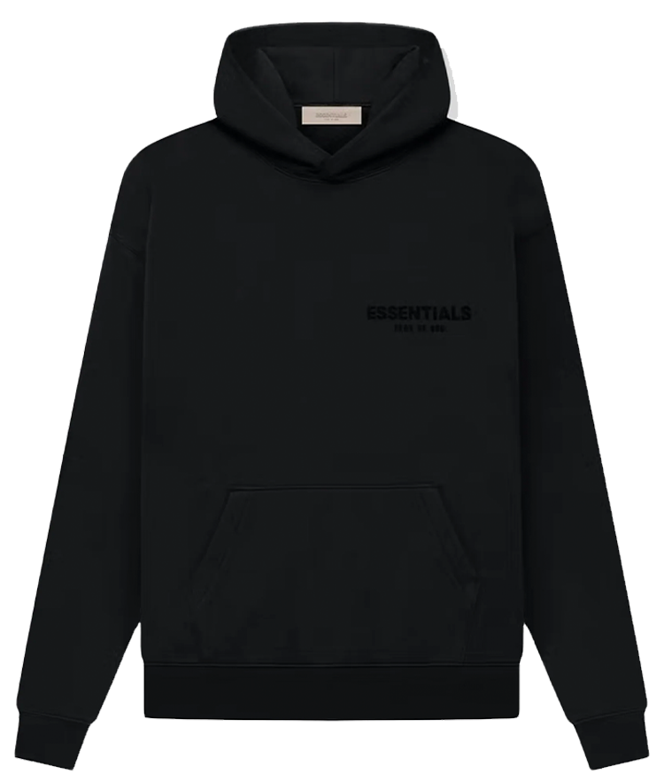 Essentials Hoodie Color Negro